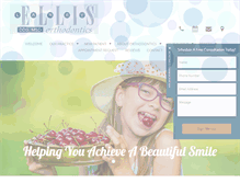 Tablet Screenshot of ellisbraces.com